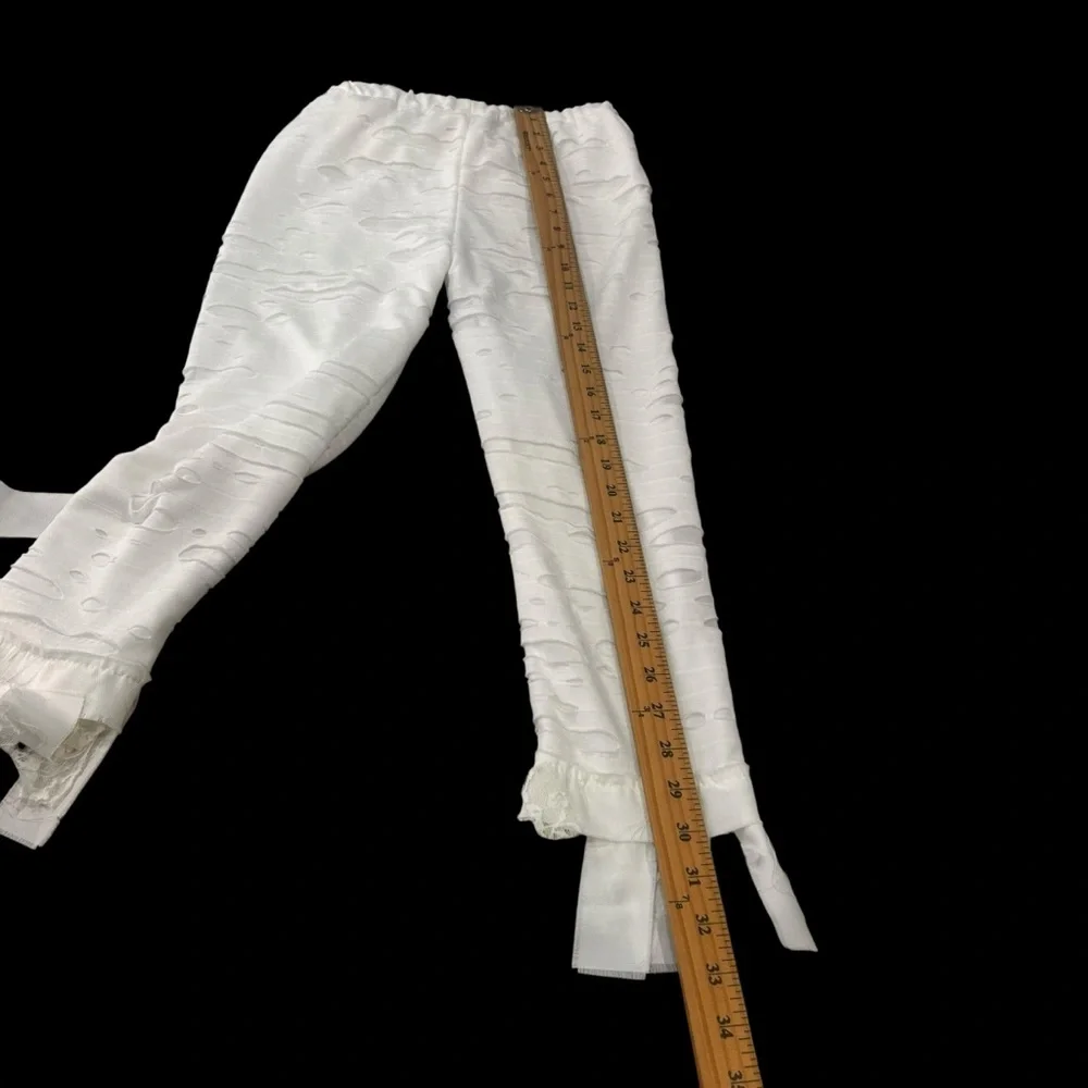 Chasing Fireflies Wishcraft LaceMummy Costume girls size 10 white Halloween 3pc